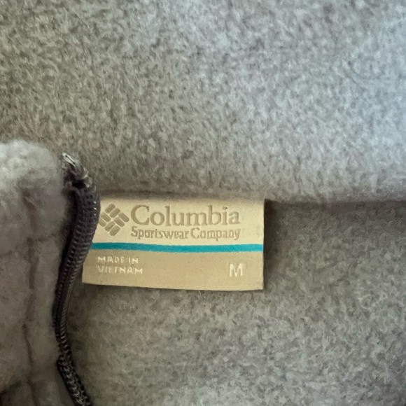 Blue Gray Columbia Fleece Vest Size Medium - Picture 4 of 8